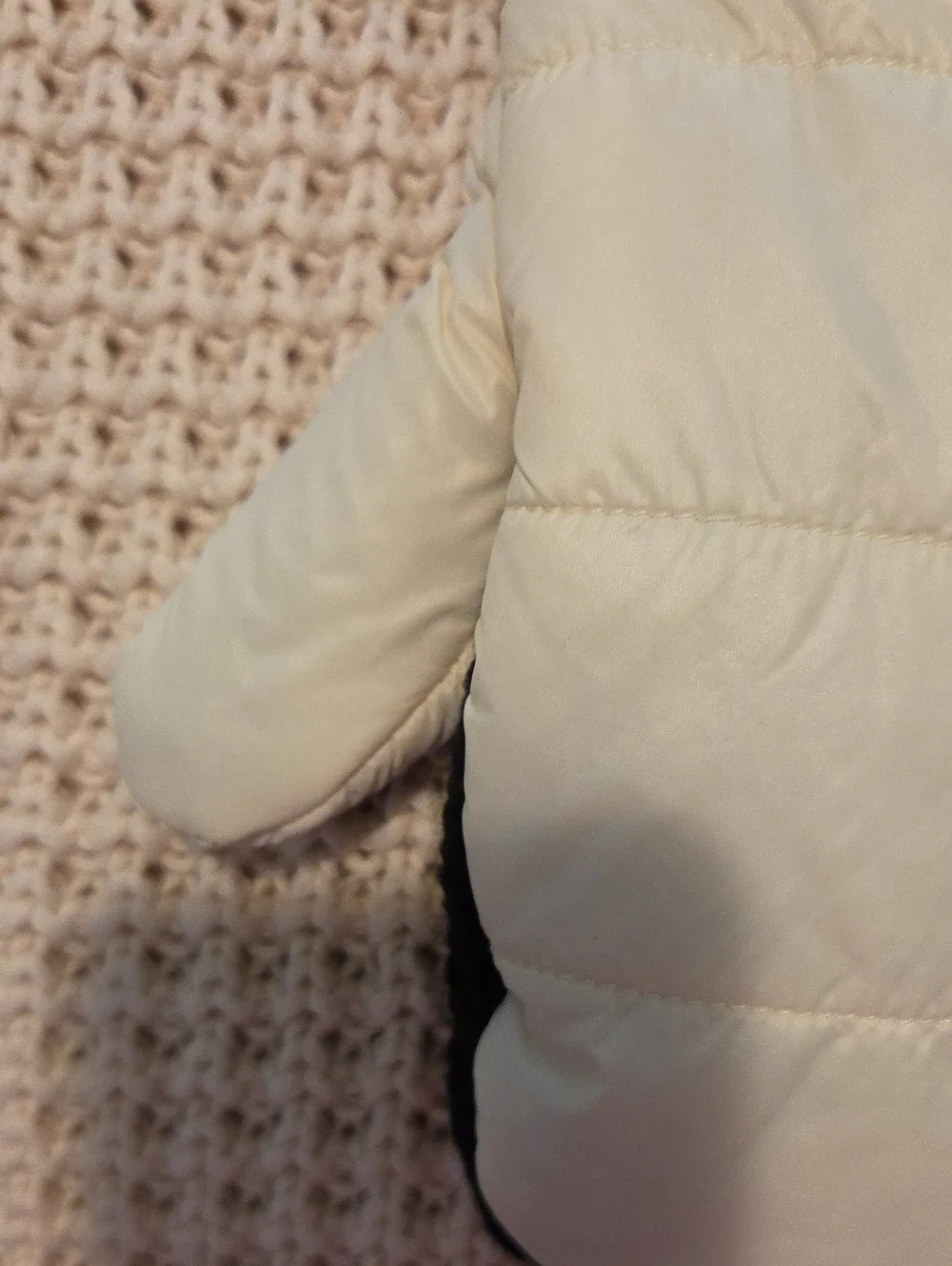 Hunter Women's Intrepid Fleece Mittens In White Willow Size S/M